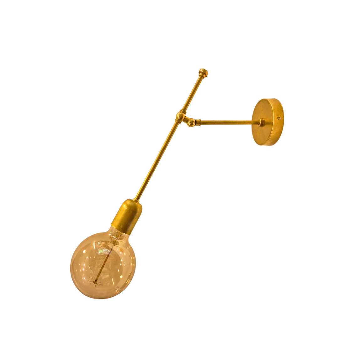 גוון פליז קלאסי ונורת פחם בקוטר 9.5 ס"מ