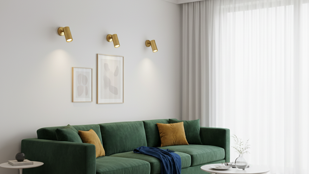 ספוט תקרה פליז