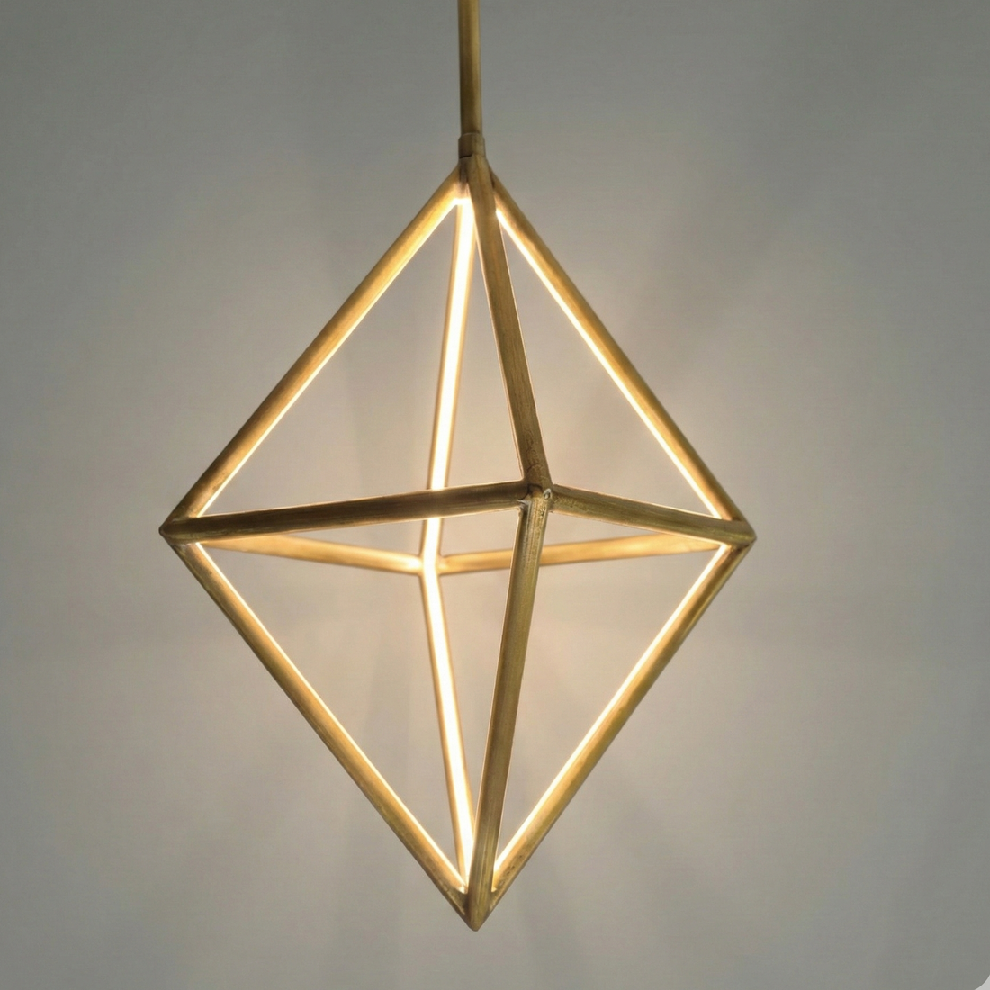 מנורת יהלום תלת מימדית